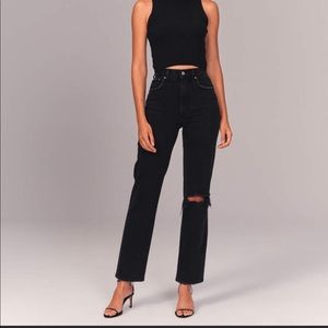 90s ULTRA HIGH RISE STRAIGHT JEANS